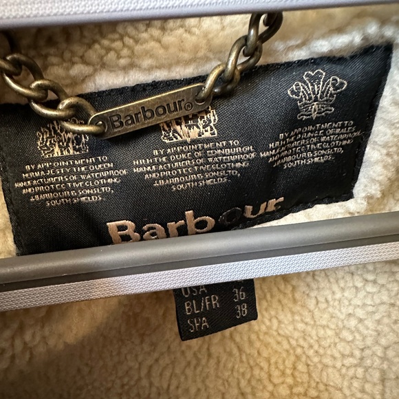 Like New BARBOUR Ordinance bomber jacket, 4, GD1098 - Picture 10 of 10